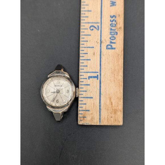 Vintage BENRUS Ladies Cocktail Watch 17 Jewels Swiss Mechanical 20 Micron Gold main image 8